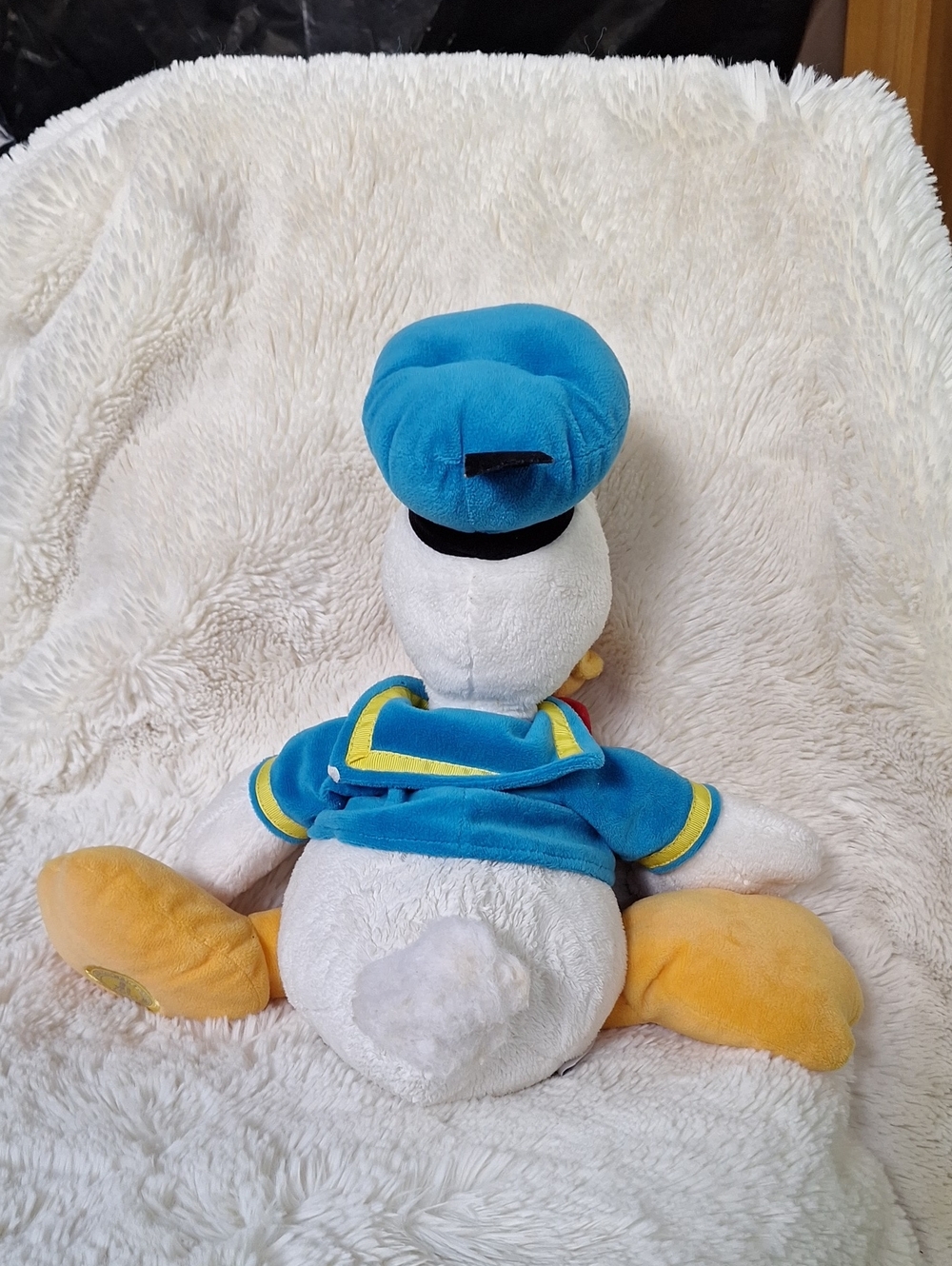 Disney Donald Duck Plush with Gold and Purple Authentic Seal - Picture 6 of 10